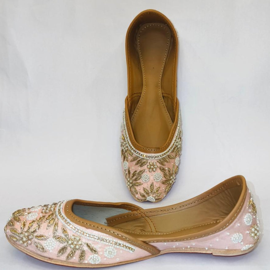 Punjabi Jutti Heavy Pearl Work2808