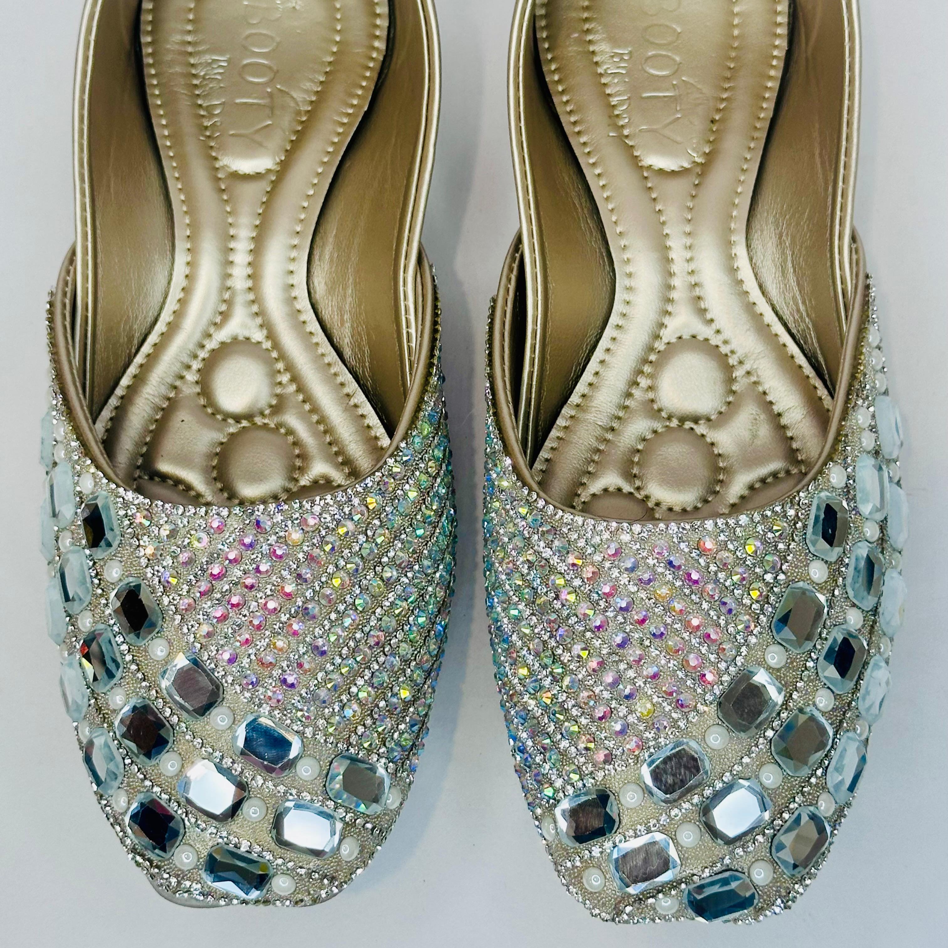 Punjabi Jutti Heavy Stone Sequence Work2914