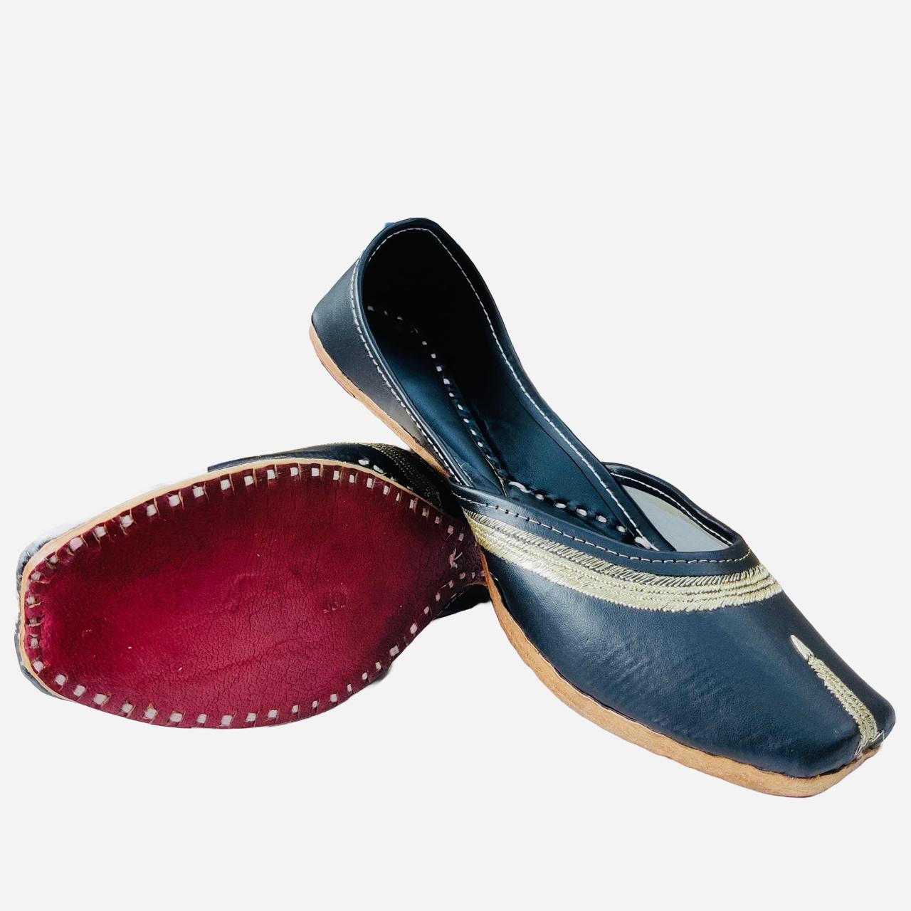Punjabi Jutti casual wear leather work 0316