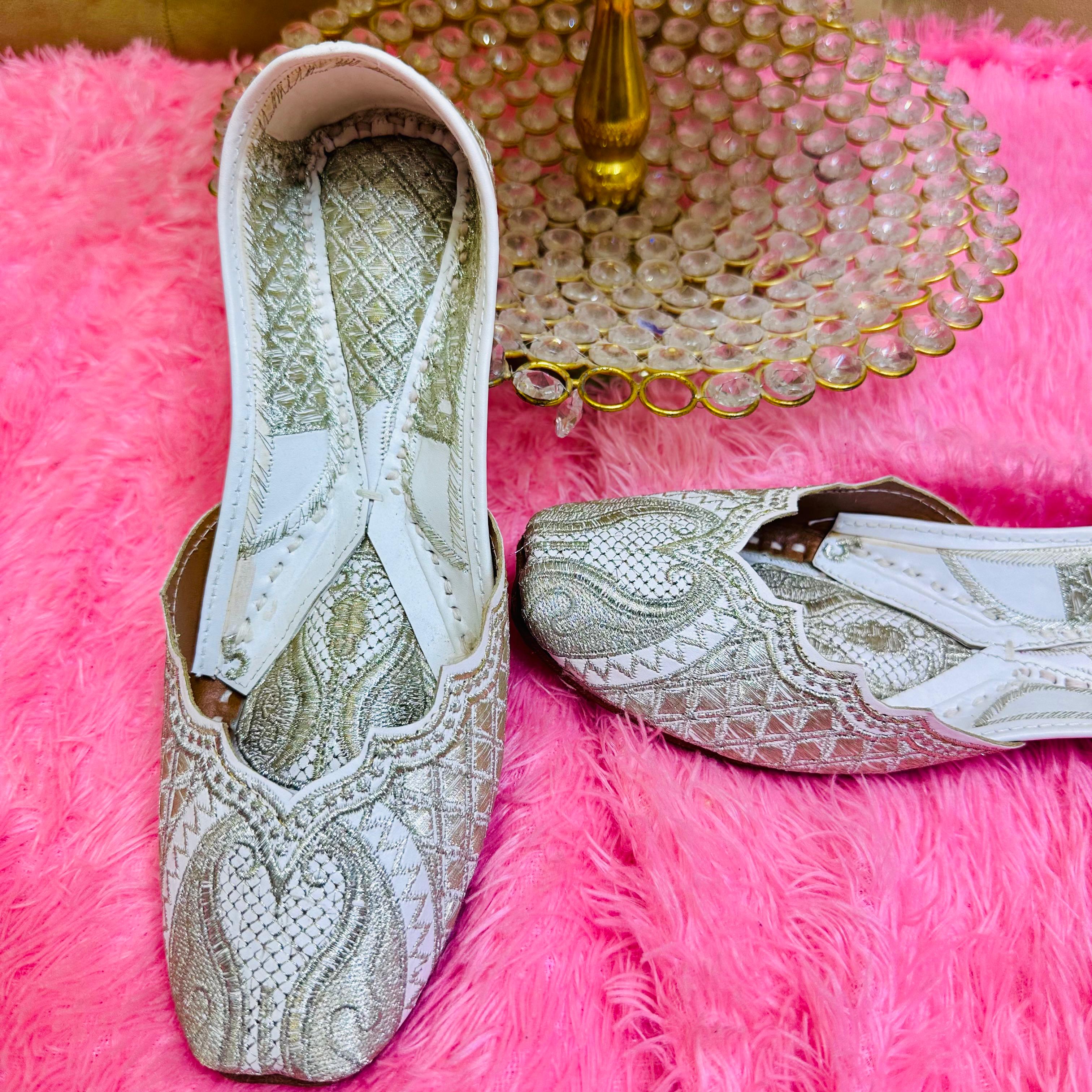 Punjabi Jutti pakisatni tilla upper leather work 711
