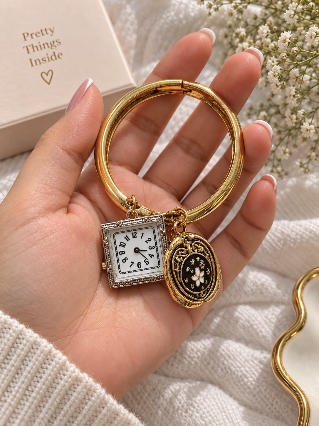 Gold Charm Watch Bracelet 20261604