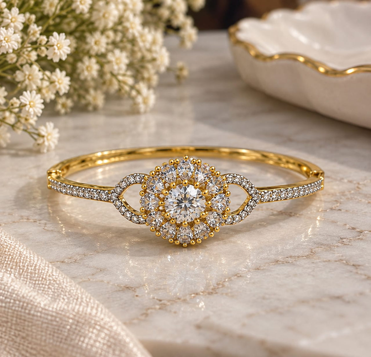 Desiner Round Shinestone Bracelet 20261702