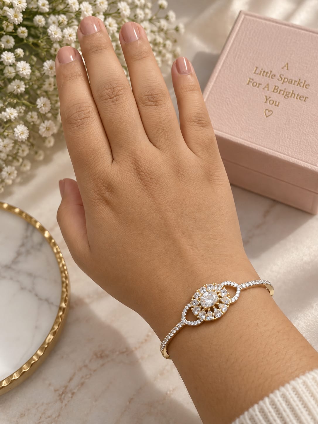 Desiner Round Shinestone Bracelet 20261702