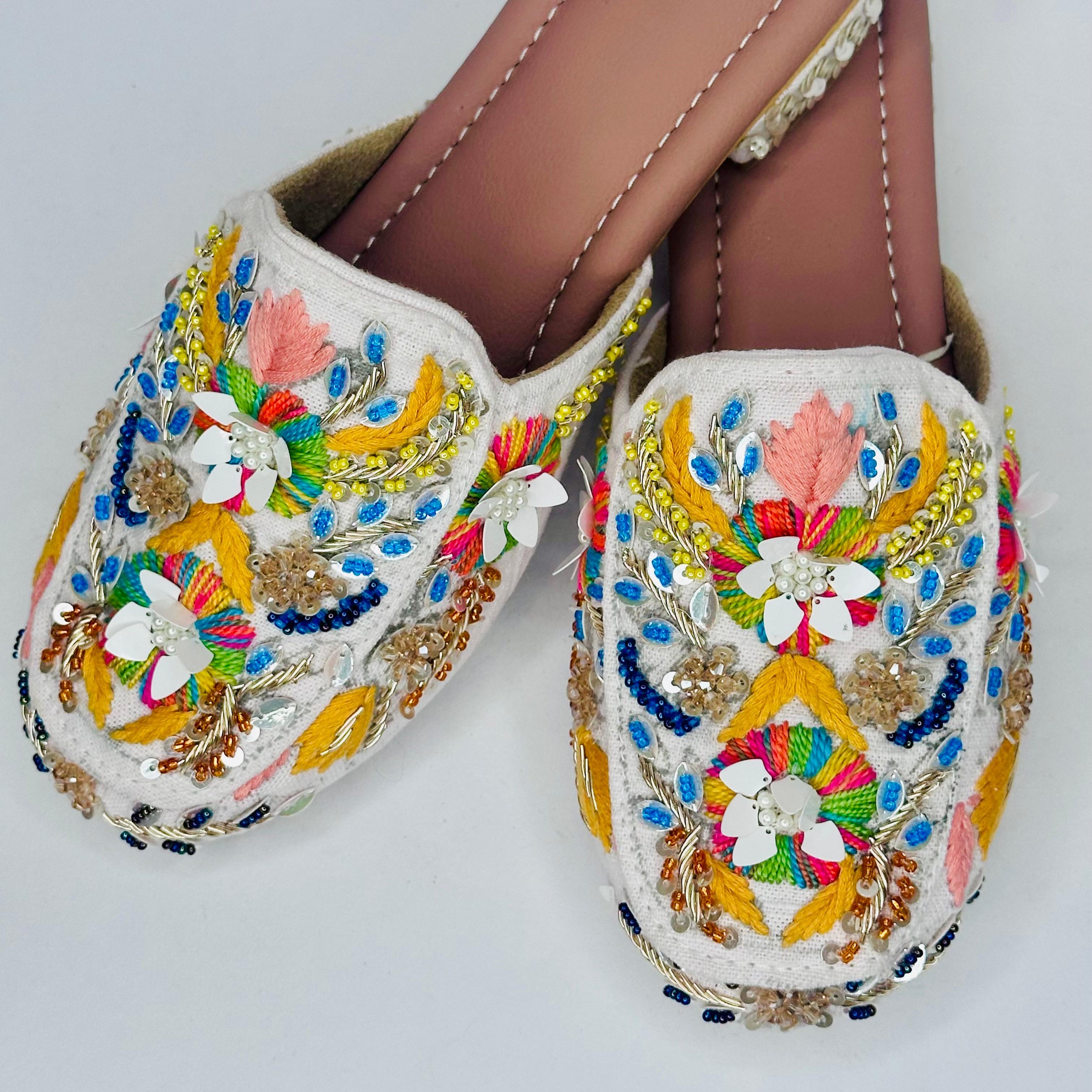 Punjabi Jutti Heavy Thread Sequence Work2901