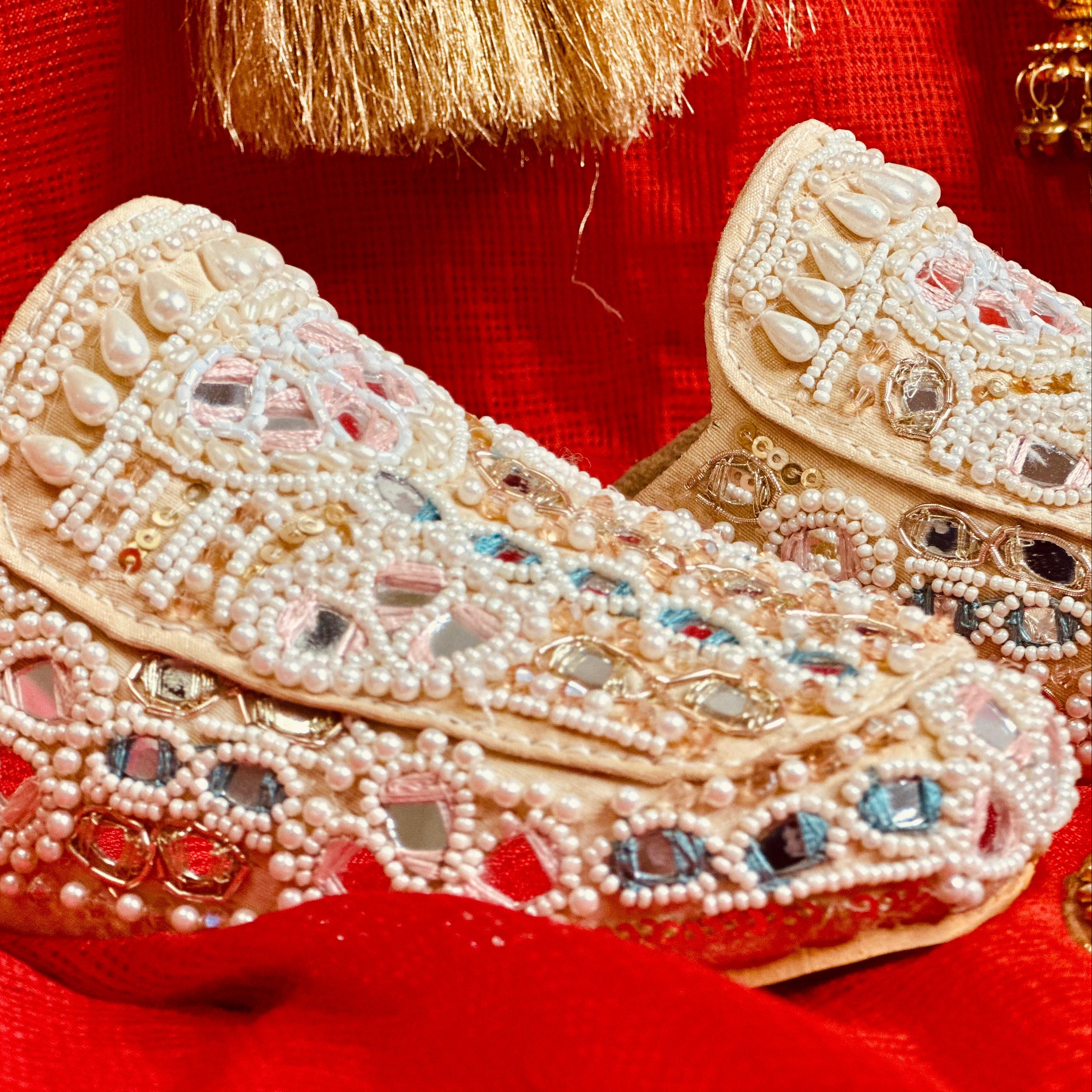 Punjabi Jutti Heavy Mirror Sequence Work2902