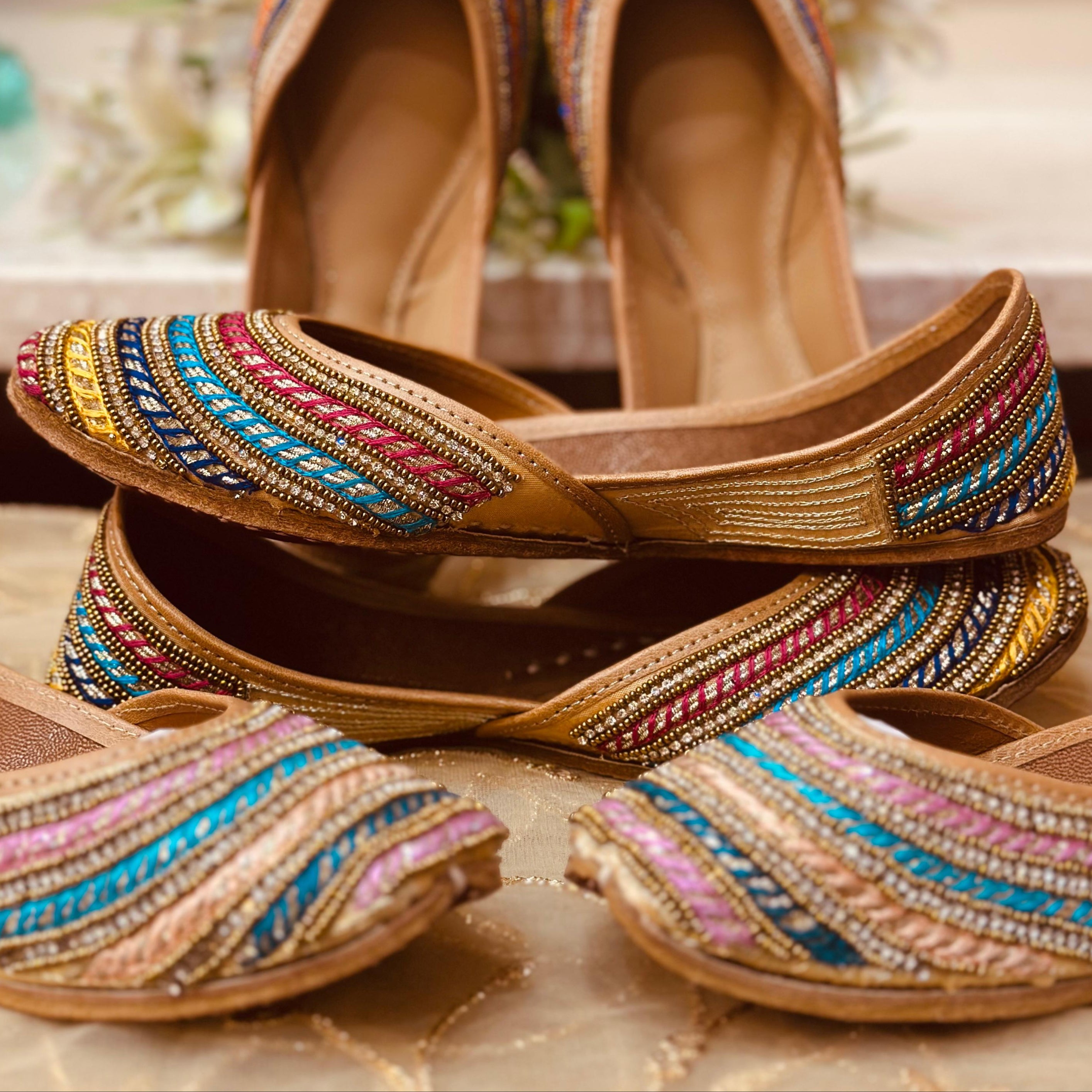 Punjabi Jutti Heavy Multi Work2810