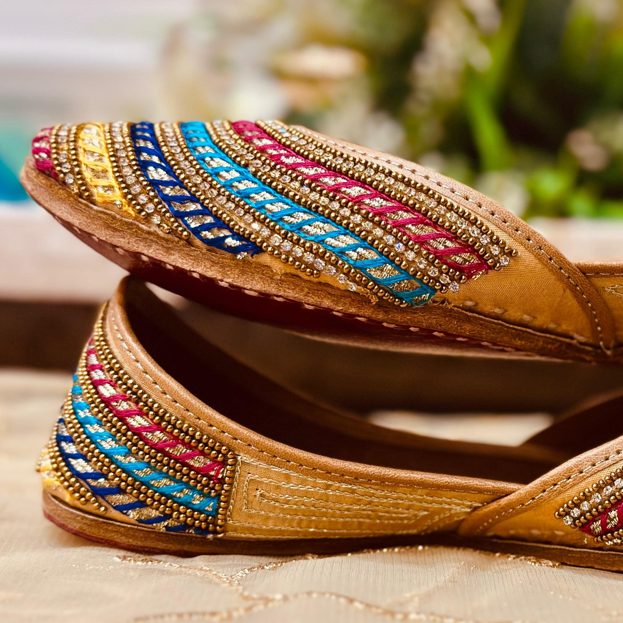 Punjabi Jutti multi Lace Work2503