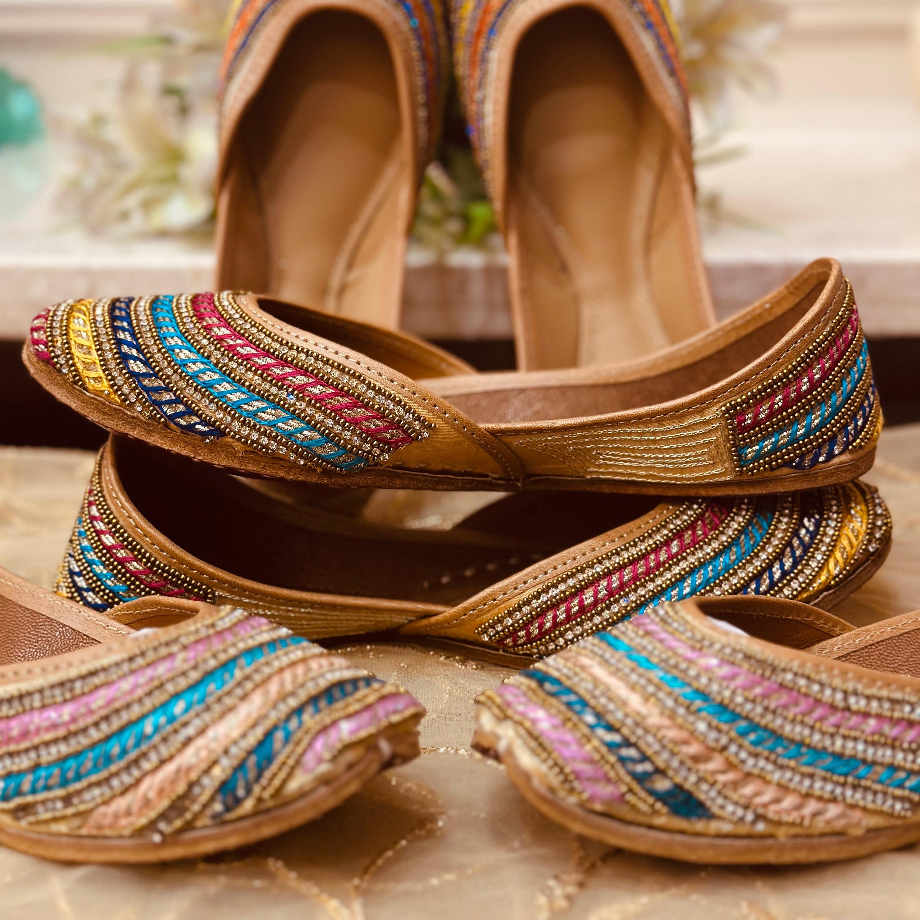 Punjabi Jutti multi Lace Work2503