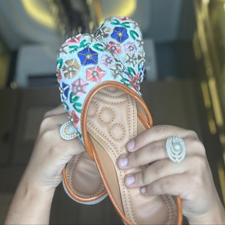 Punjabi Jutti Heavy Kadai Work2825