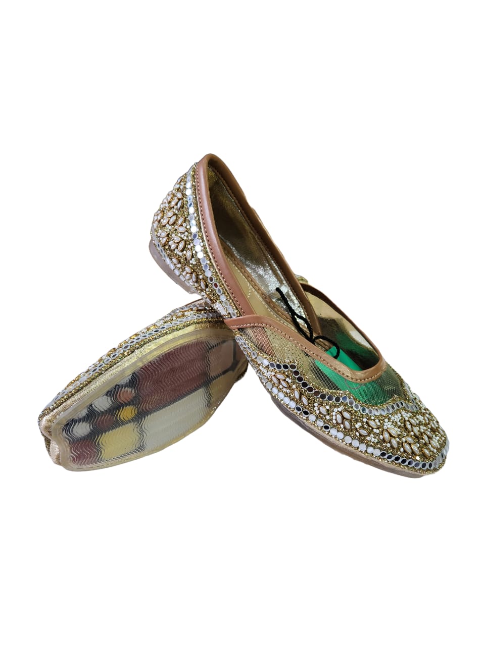 Punjabi Jutti heavy mirror work 704