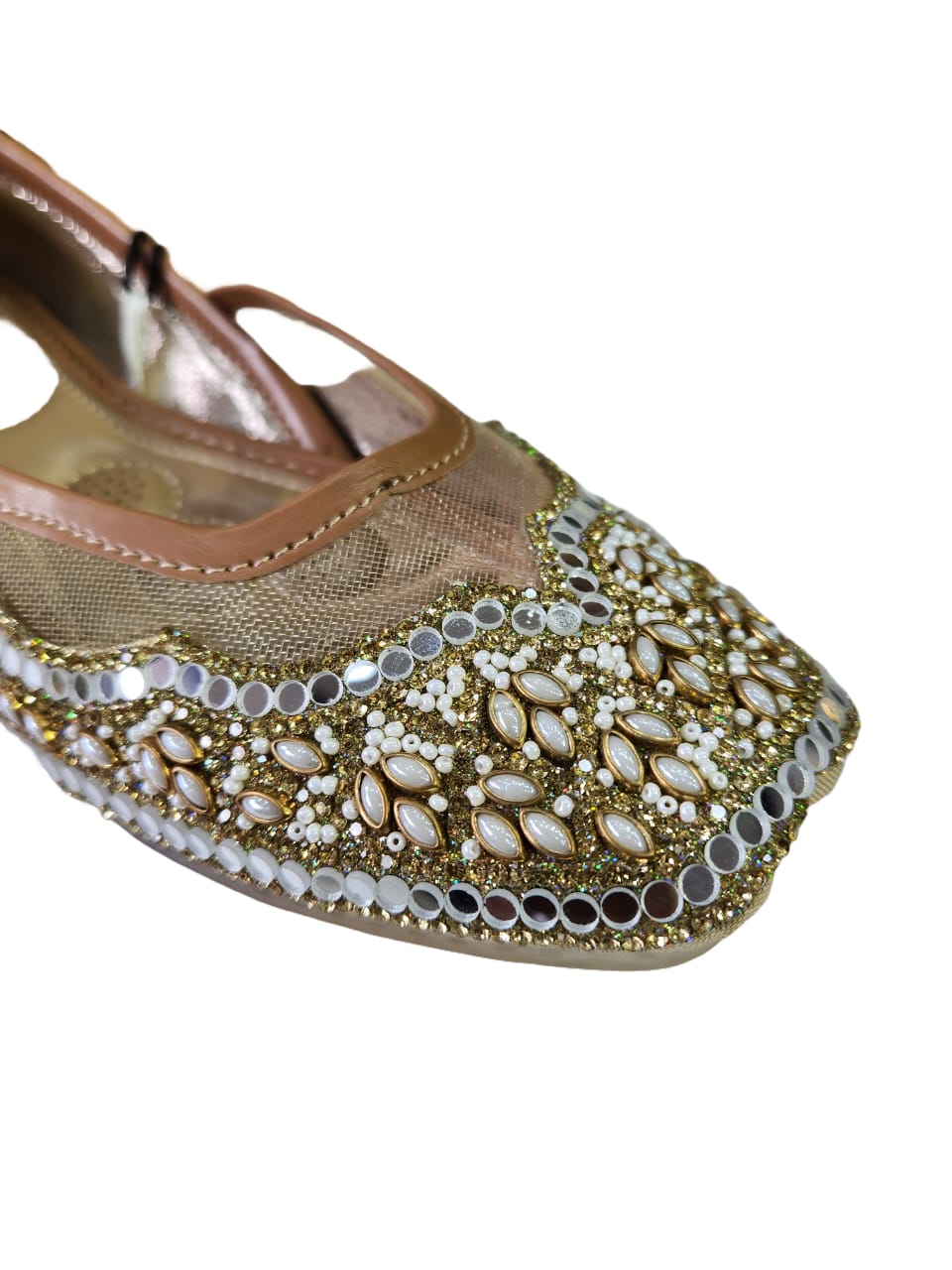 Punjabi Jutti heavy mirror work 704