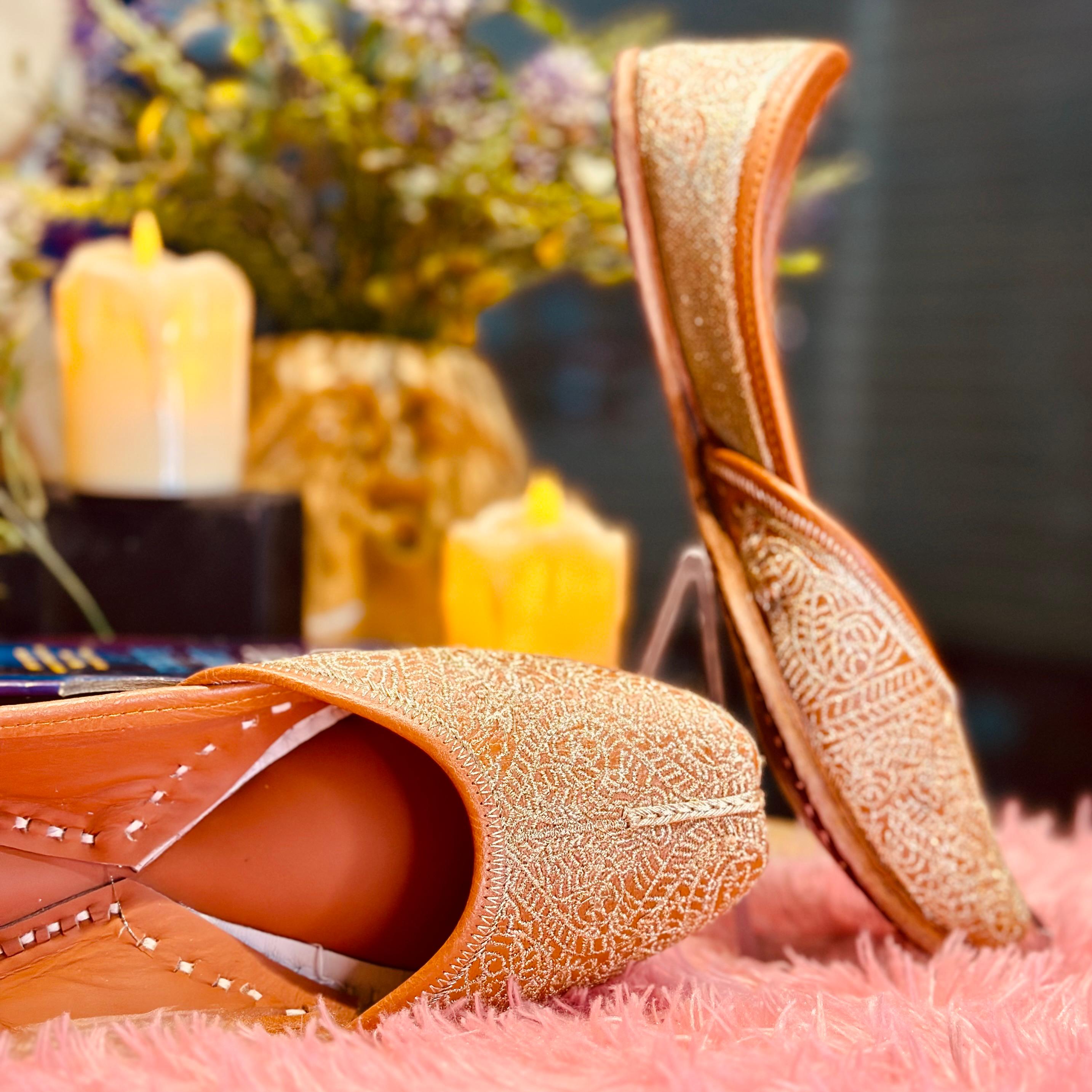 Punjabi Jutti Heavy Sparkel Thread Work2515