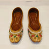 Punjabi Jutti heavy multi flower stone Work2701