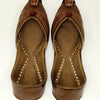 Punjabi Jutti Heavy Leather Pom Pom Work2517