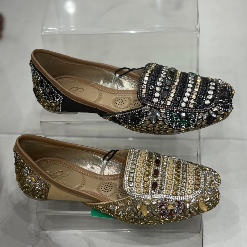 Punjabi Jutti heavy mirror work 706