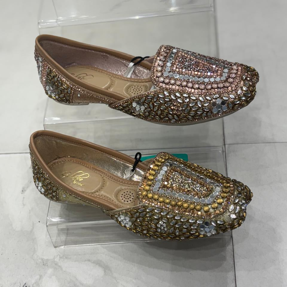 Punjabi Jutti heavy mirror work 708
