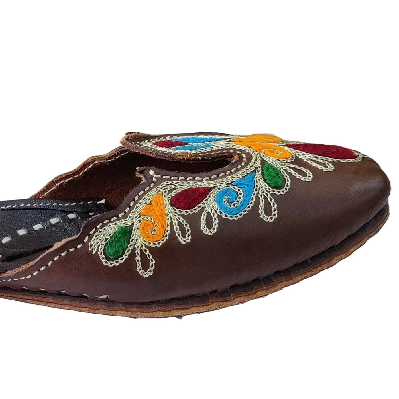 Punjabi Jutti pakisatni upper leather work 0312