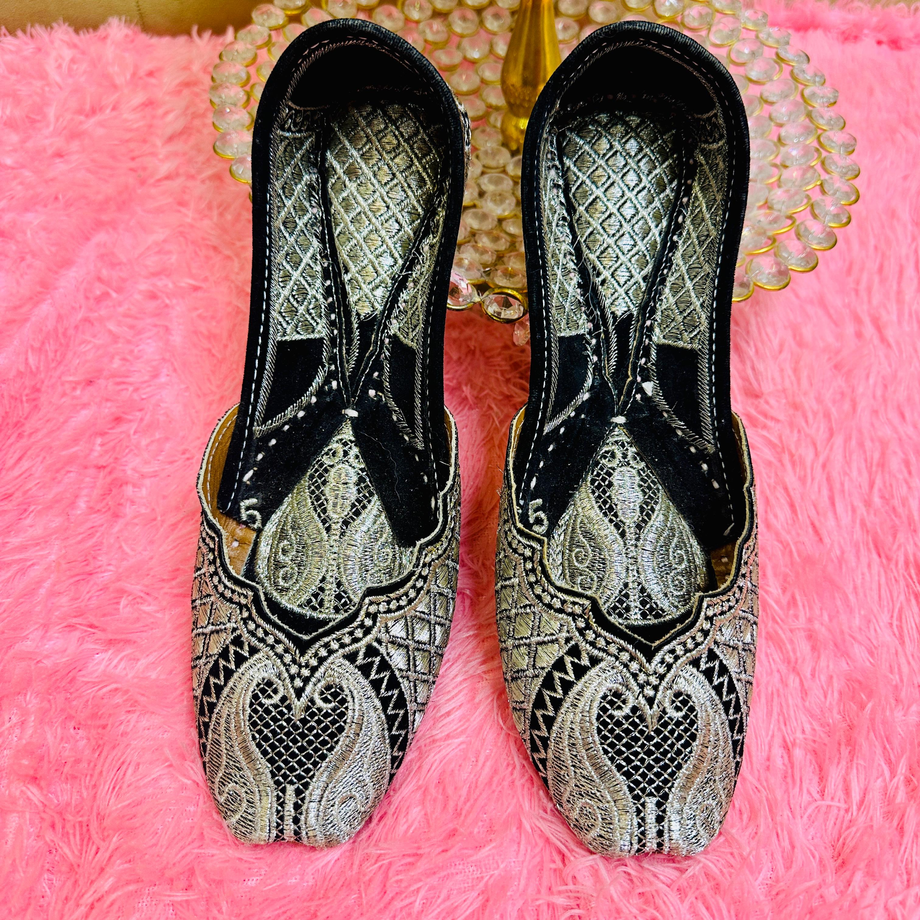 Punjabi Jutti pakisatni tilla upper leather work 712
