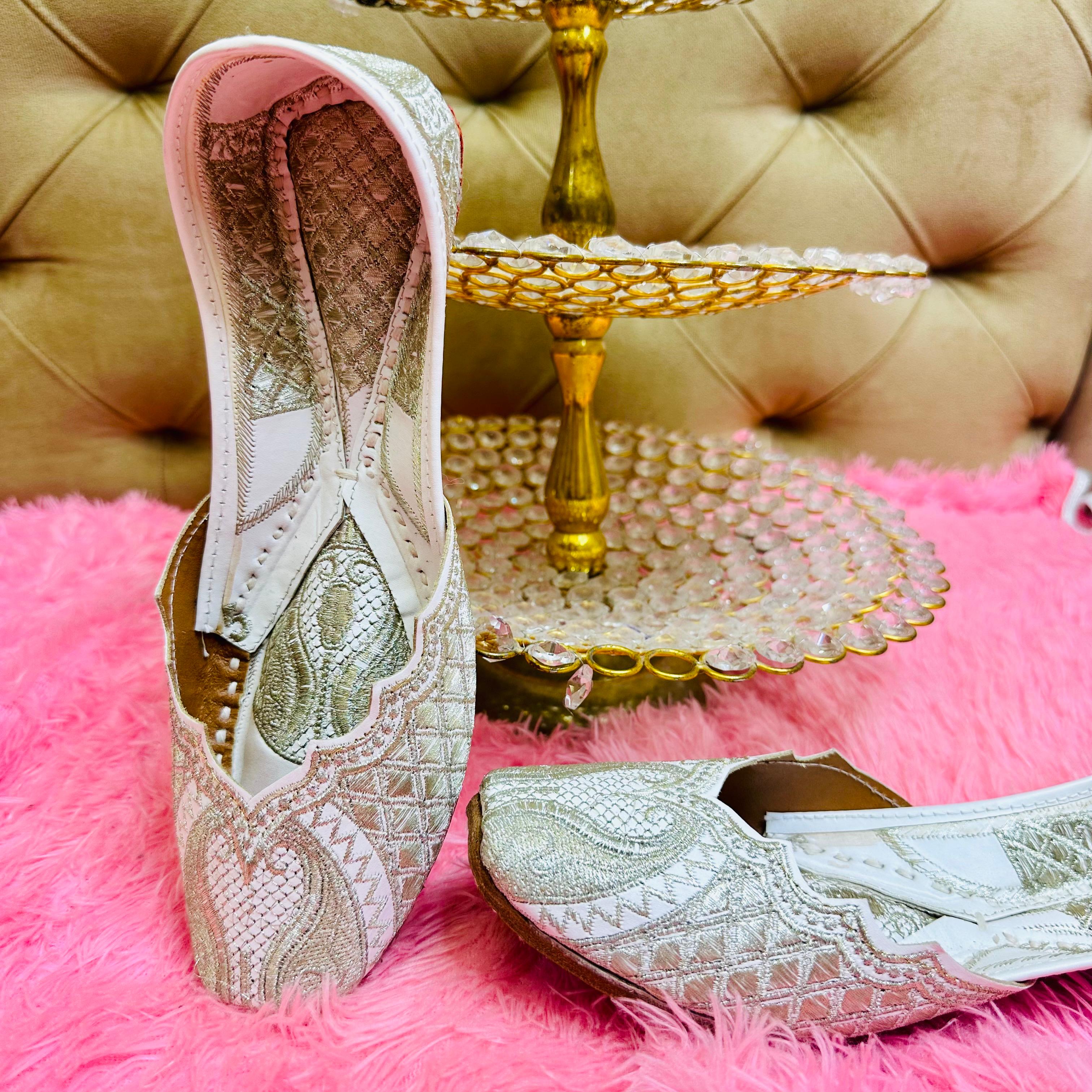 Punjabi Jutti pakisatni tilla upper leather work 711