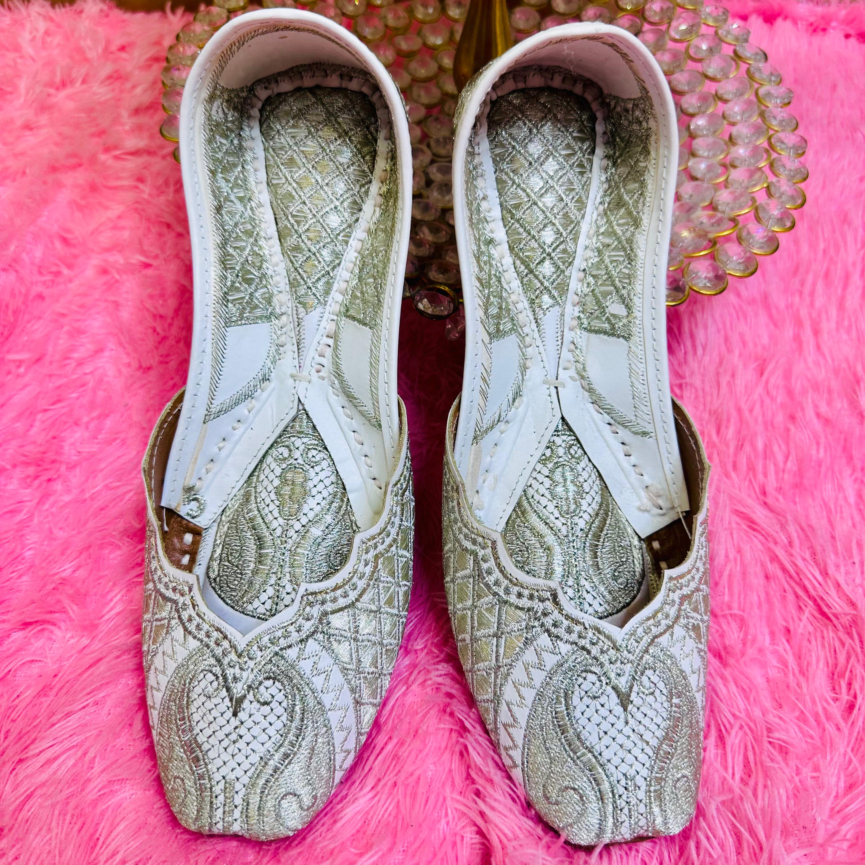 Punjabi Jutti pakisatni tilla upper leather work 711