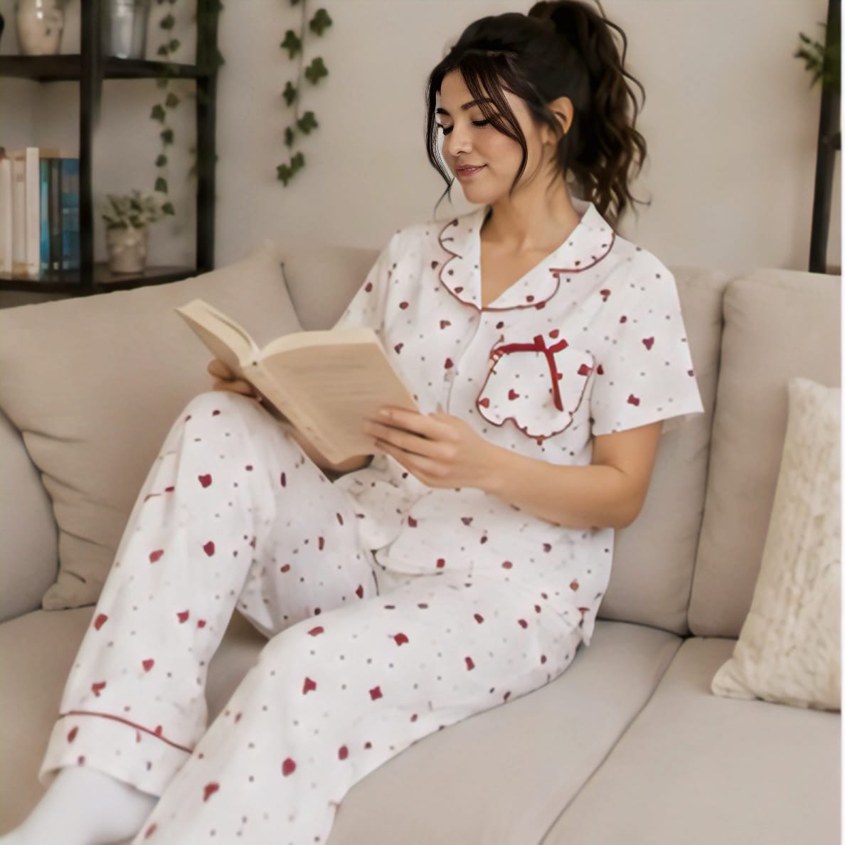 NIGHT SUIT SOFT THREE PIECE 36