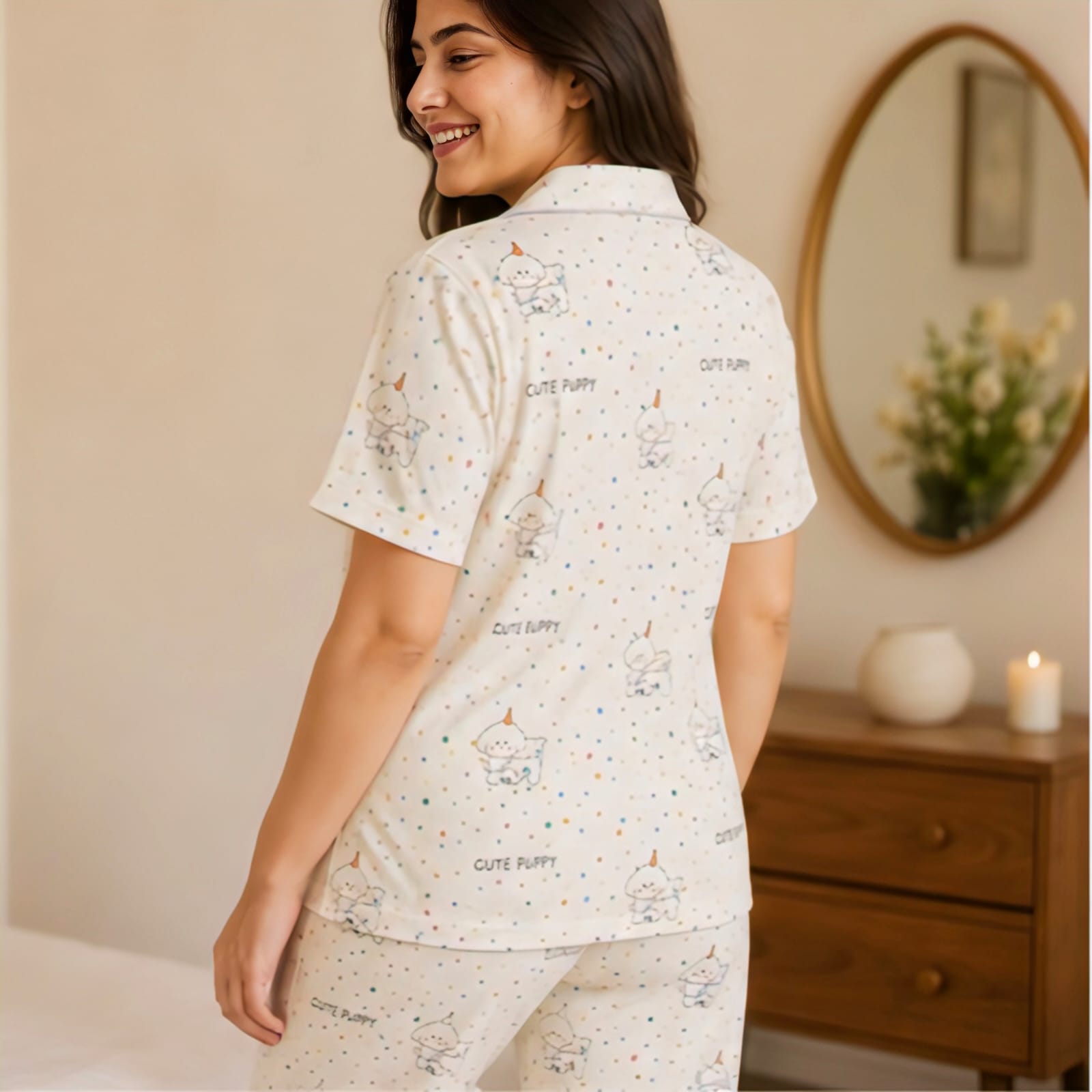 NIGHT SUIT SOFT THREE PIECE 38
