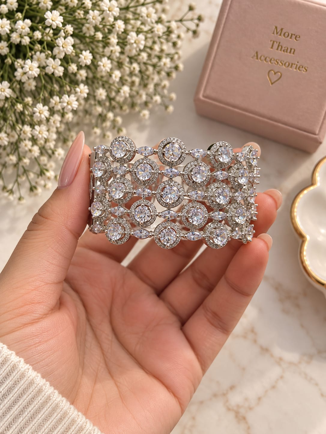 Desiner Sliver Shinestone Bracelet 20261704