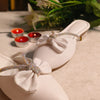 Punjabi Jutti bow with silwer strap 2915