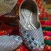 Punjabi Jutti Heavy Stone Sequence Work2914