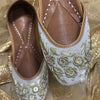 Punjabi Jutti  aari work flower