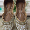 Punjabi Jutti pearl work