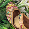 Punjabi Jutti Heavy Multi Golden Work2804
