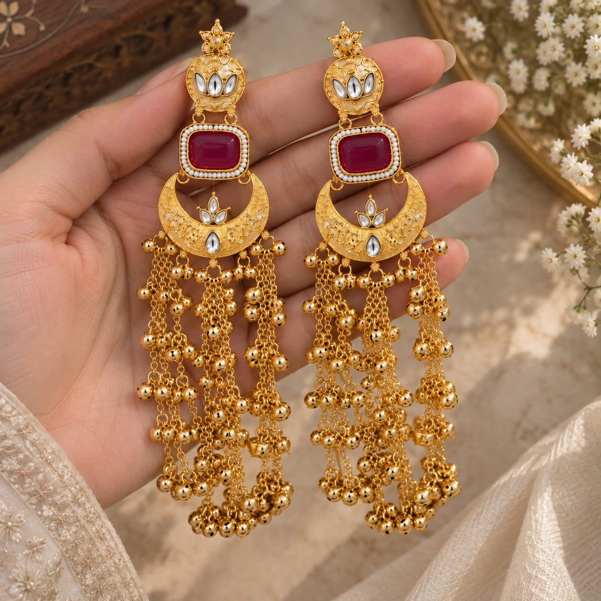 Kashmiri Traditional Earrings for Women 2026105